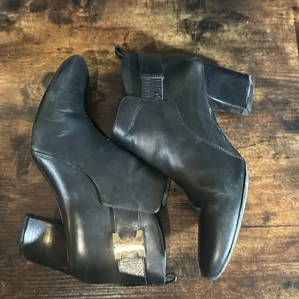 Tory Burch Black‎ heeled booties size 9.5
